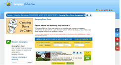Desktop Screenshot of campingrieradeciuret.com